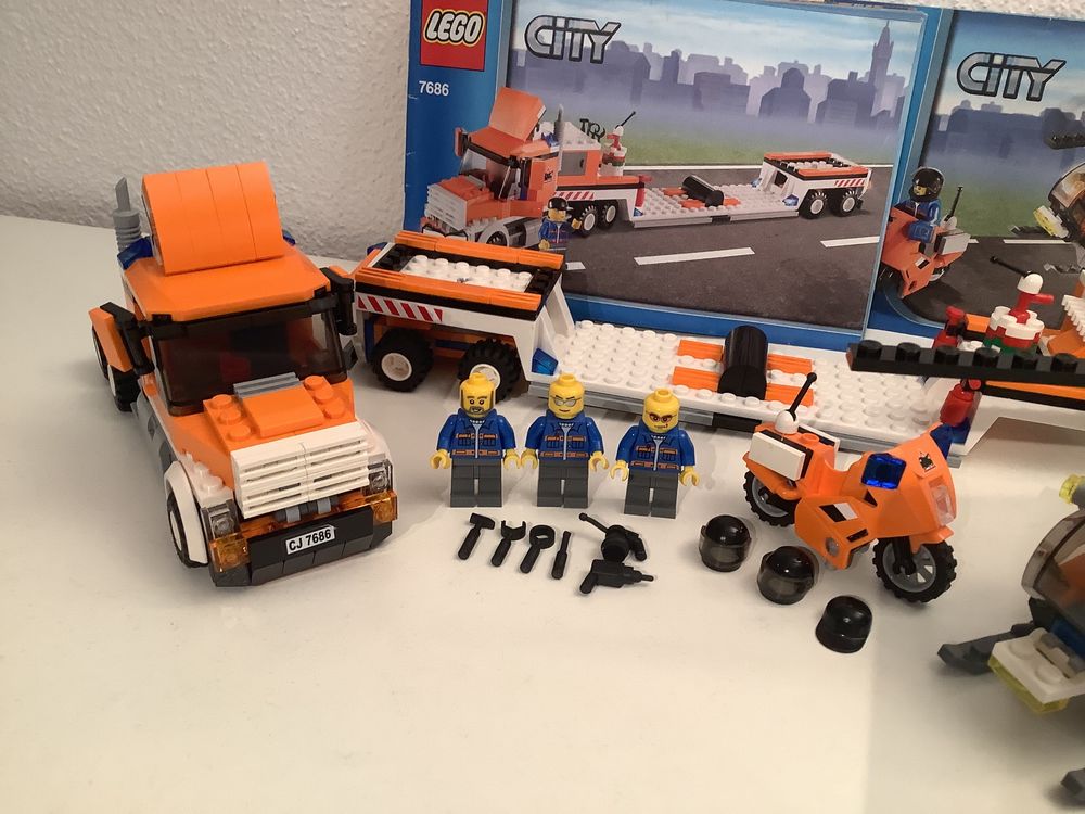 Lego Giocattoli: Lego City Helikoptertransporter 7686 von 2009 – Usato da Willisau venduto da Keks5 5