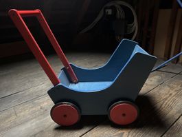 Haba lauflern und puppenwagen