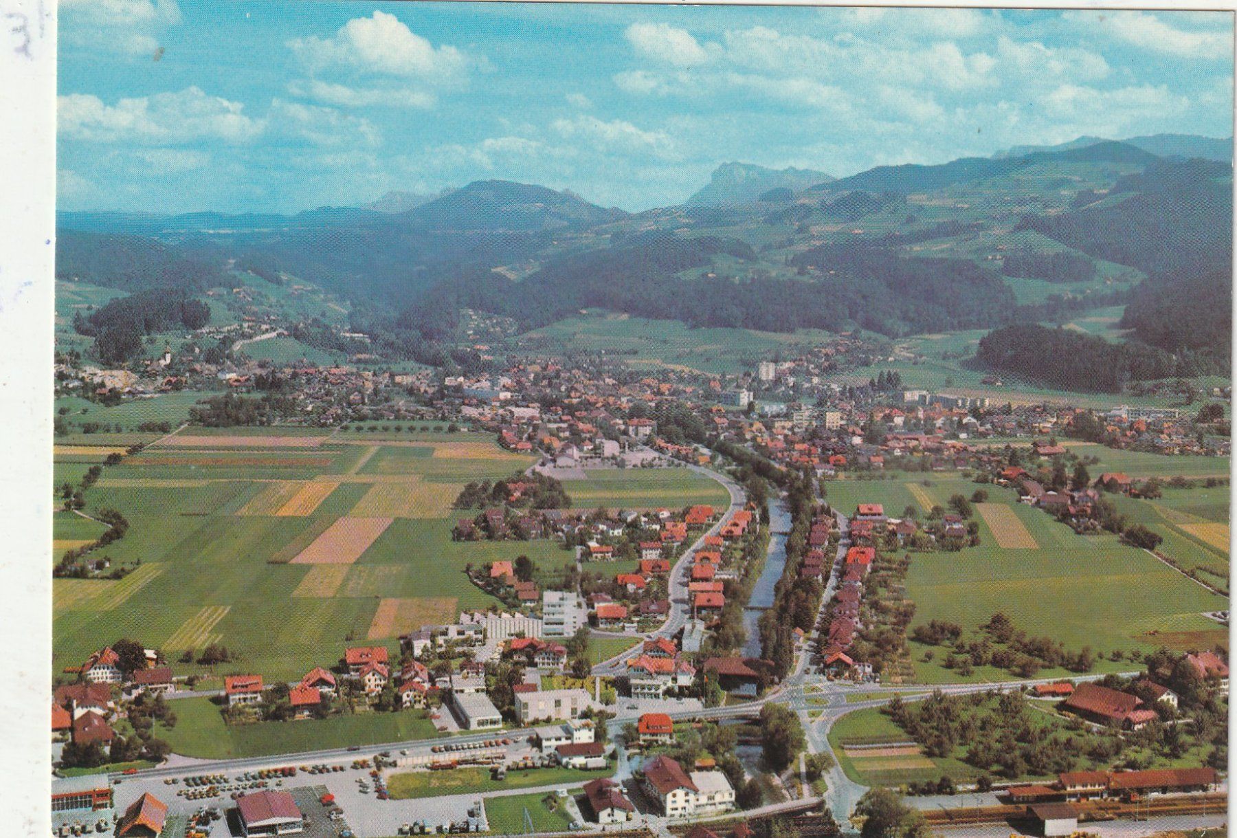 Cartoline postali: Steffisburg  Flugaufnahme – Usato da Lumbrein venduto da made02