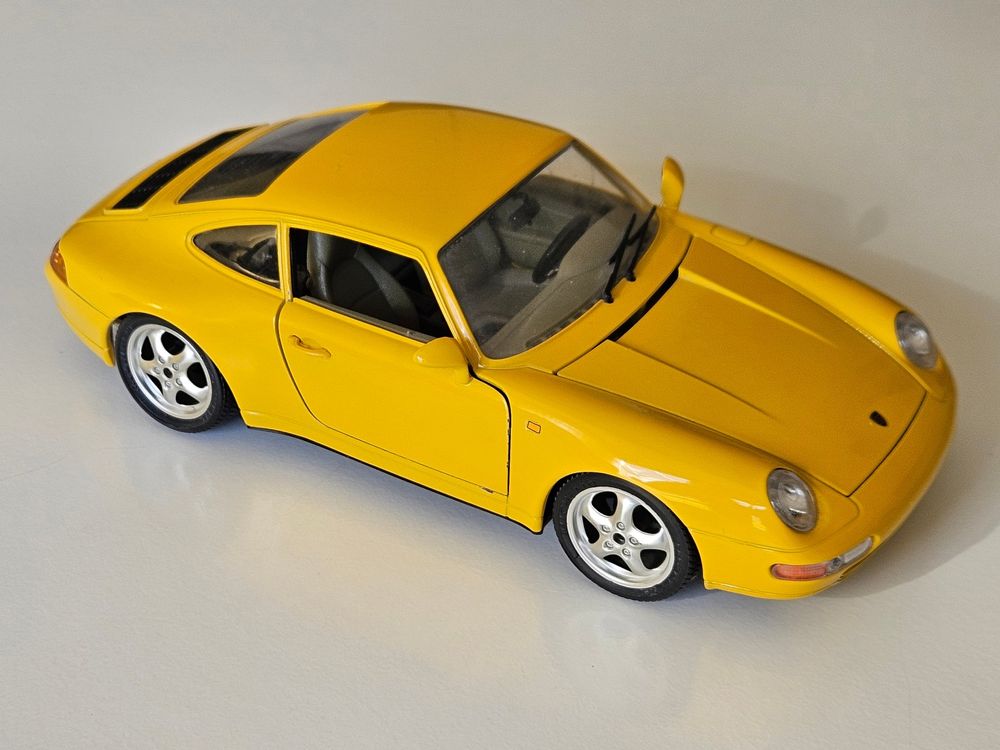 Miniature Porsche 911 Carrera Bburago échelle 1/43 - Occasion Très Bon état - Collection Auto