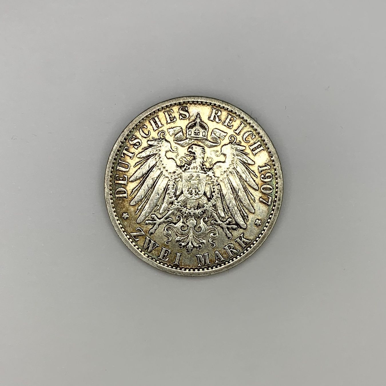 Tutti le monete: Preussen 2 Mark 1907 Wilhelm II. Silber – Usato da Genève venduto da subermarket 1