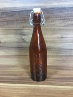 Antike Bügel Glas Flasche Brauerei AG Glarus