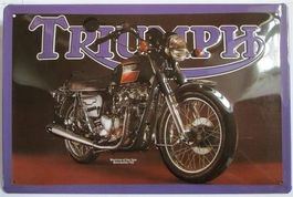 Blechschild-TRIUMPH BONNEVILLE "BONNIE"