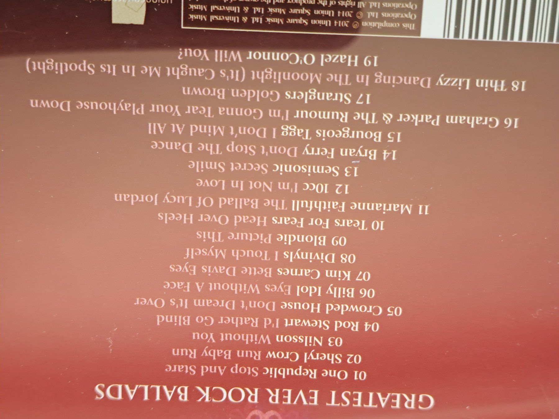 CD: Cd Rock Ballads compilation – Usato da Pully venduto da bro_n52j 2