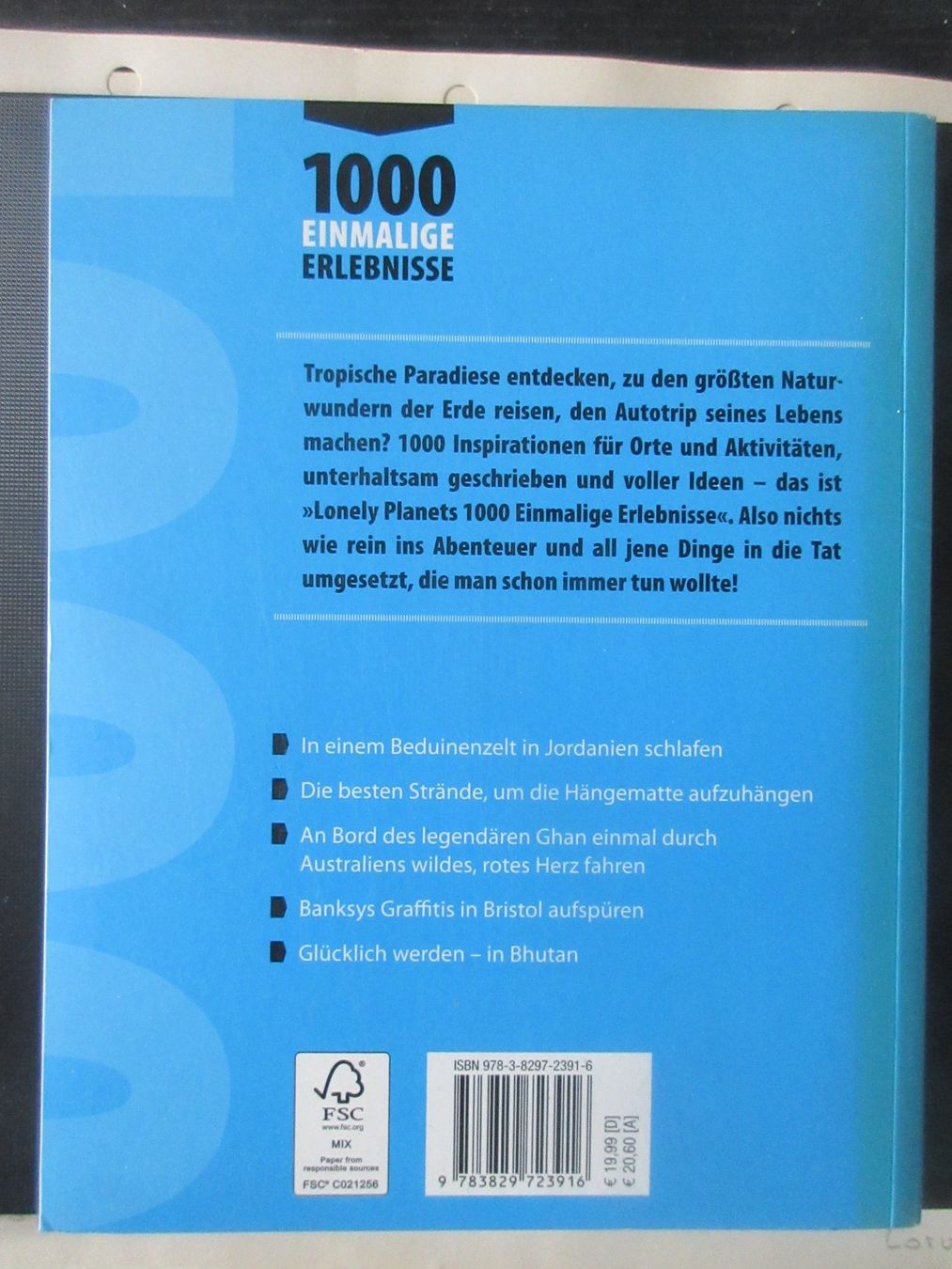 Libri: 1000 Einmalige Erlebnisse – Usato da Madiswil venduto da Mamaro 3