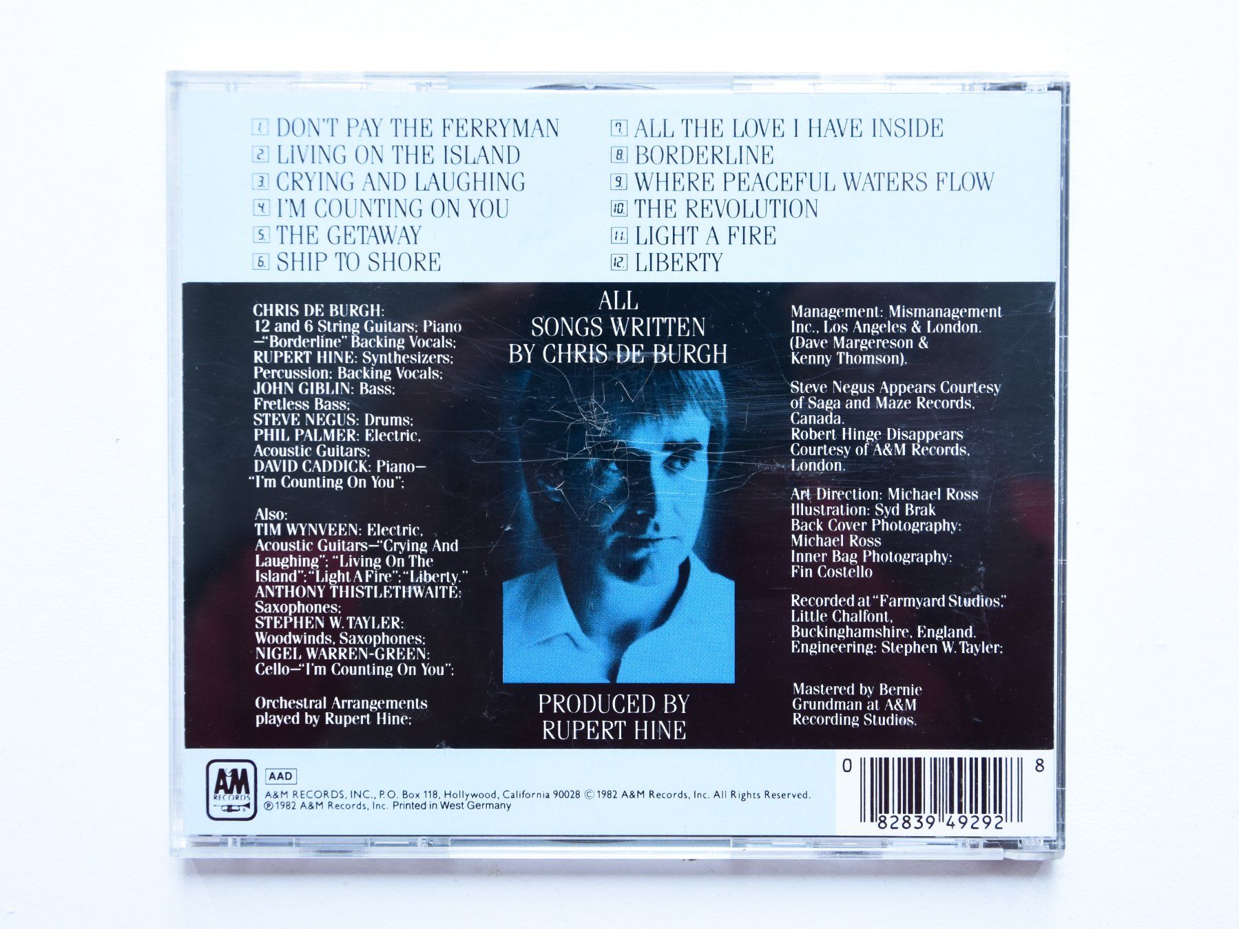 CD: Chris de Burgh ‎- The Getaway – Nuovo (secondo la descrizione) da Belmont-sur-Yverdon venduto da ag97 2