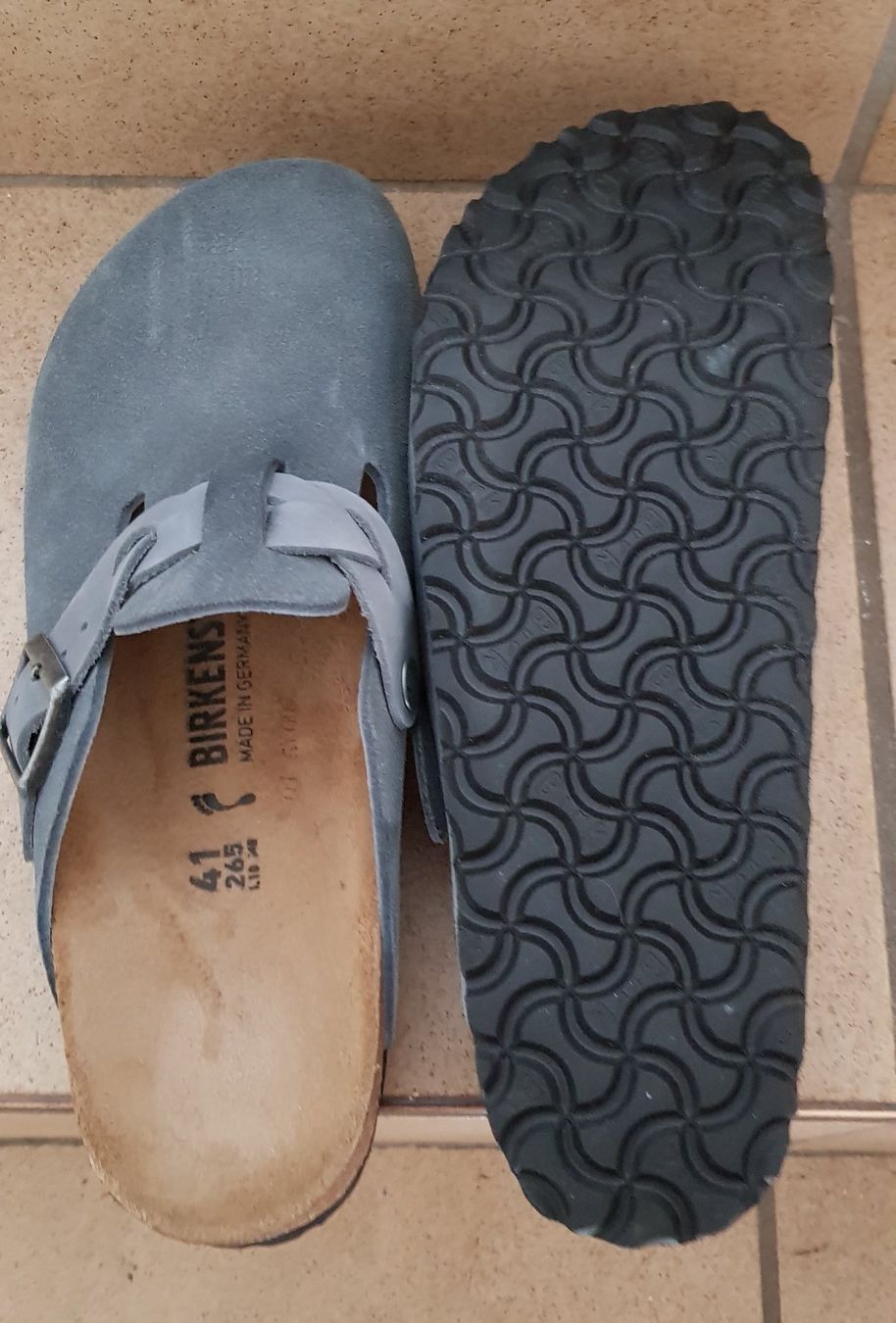 Birkenstock Scarpe da donna: Birkenstock BOSTON Braided Basaltgrau Grösse 41 – Nuovo (secondo la descrizione) da Olten venduto da Yen6 3