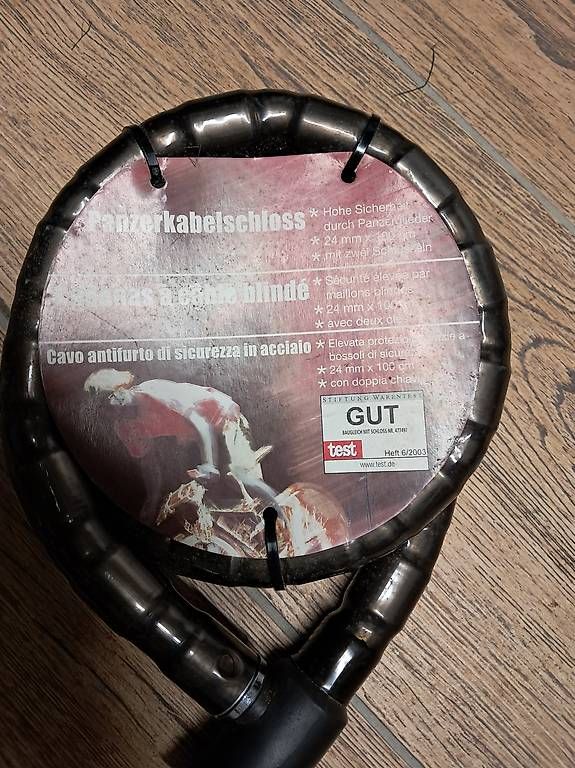 Lucchetti: Panzerkabelschloss Töffschloss schlosd – Usato da Rotkreuz venduto da sunnyboy81