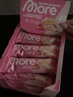 More Protein Satisbites White Chocolate Strawberry, wie neu!