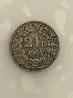 2 Franken 1904  sehr Rar