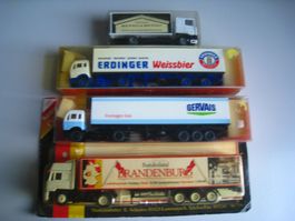 Lastwagen - Konvolut, 4 Stück nach Fotos, Massstab 1/87