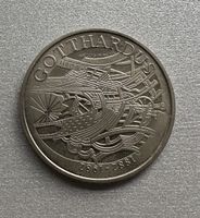 Gedenkmünze Gotthardus 1982