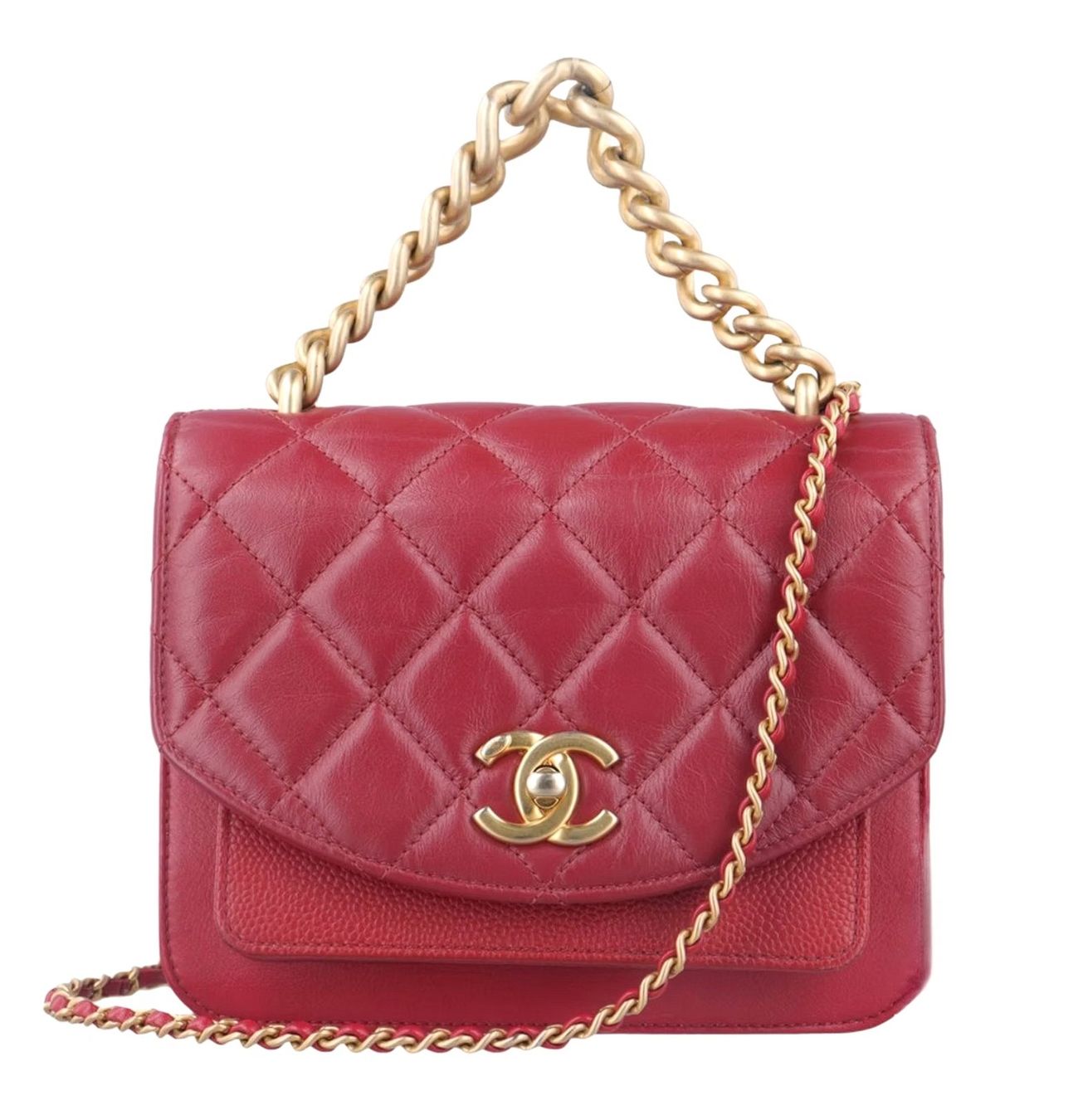 Chanel Borse da donna: CHANEL Caviar Top Handle Chain Bag – Usato da Zürich venduto da Liloubags
