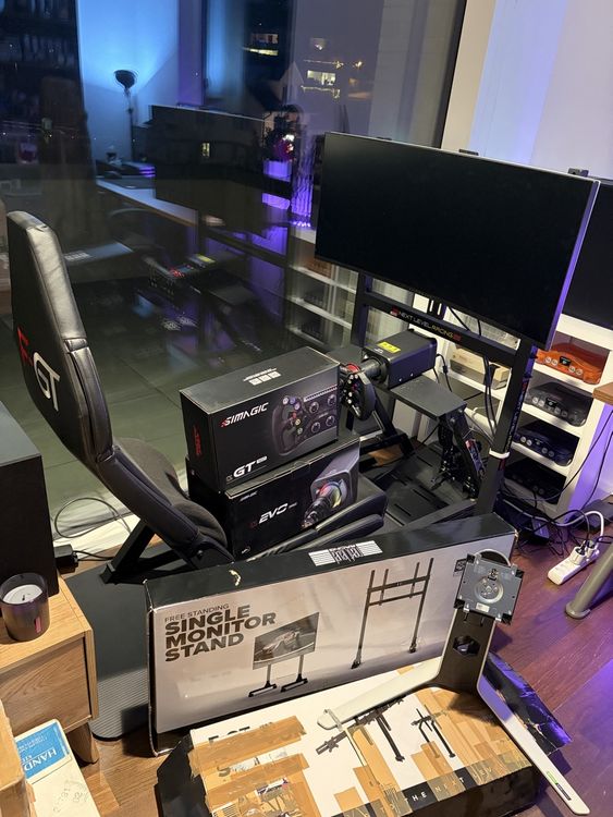 Simagic 18nm + Neo + Simnet 3 pro + Alienware AW3821 NLR Rig (Neu ...