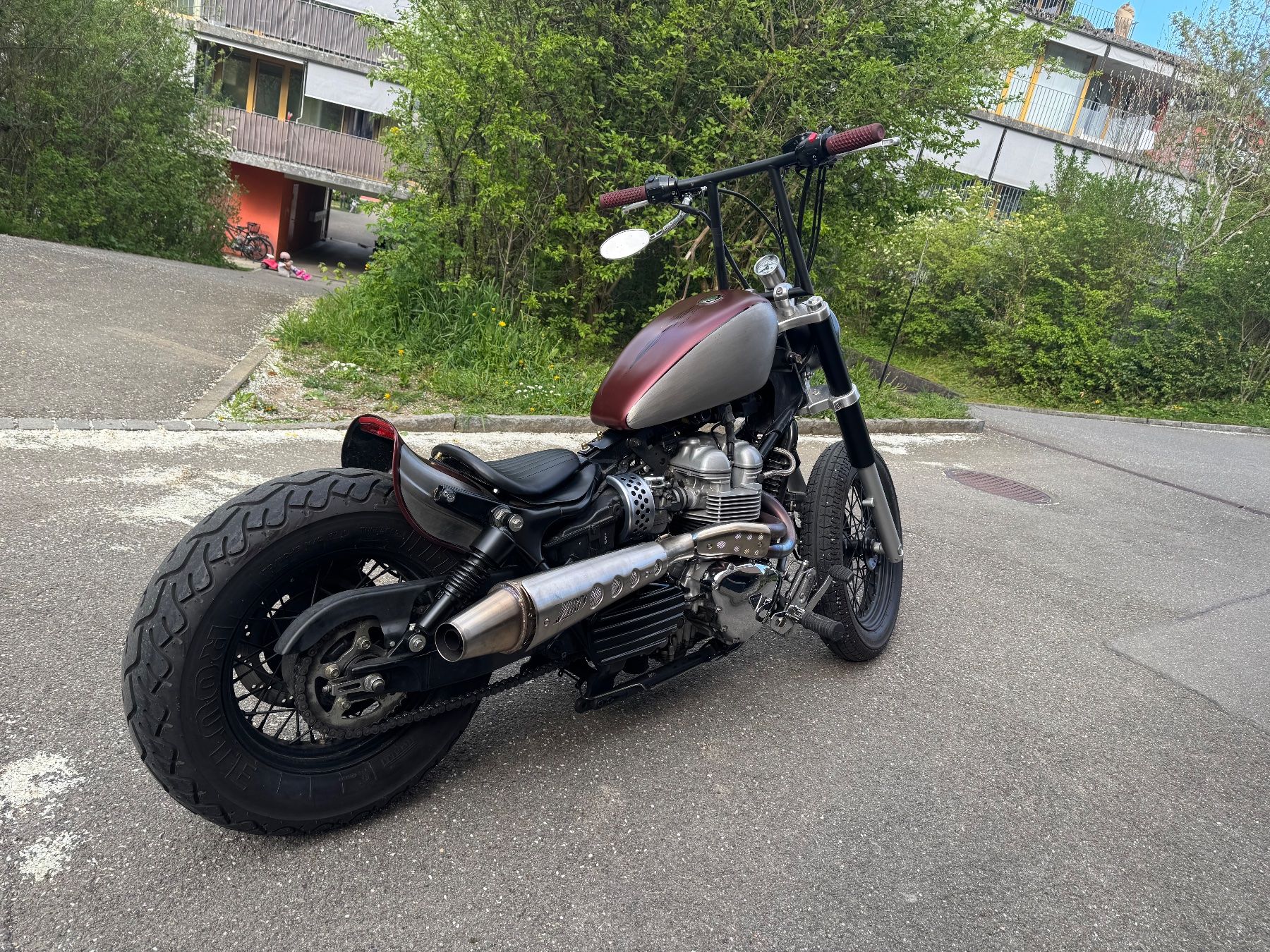 Triumph Chopper: Triumph America Oldschool Bobber – Usato da Rüfenacht BE venduto da 49seven 2