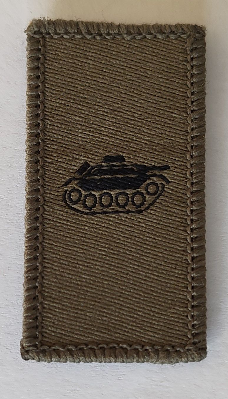 Schweizer Armee Placchette & Badge: Abzeichen Truppengattung Panzertruppen – Usato da Biberist venduto da Slick