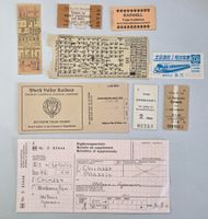 Alte Zugtickets - Billette, CH + Ausland, Eisenbahn