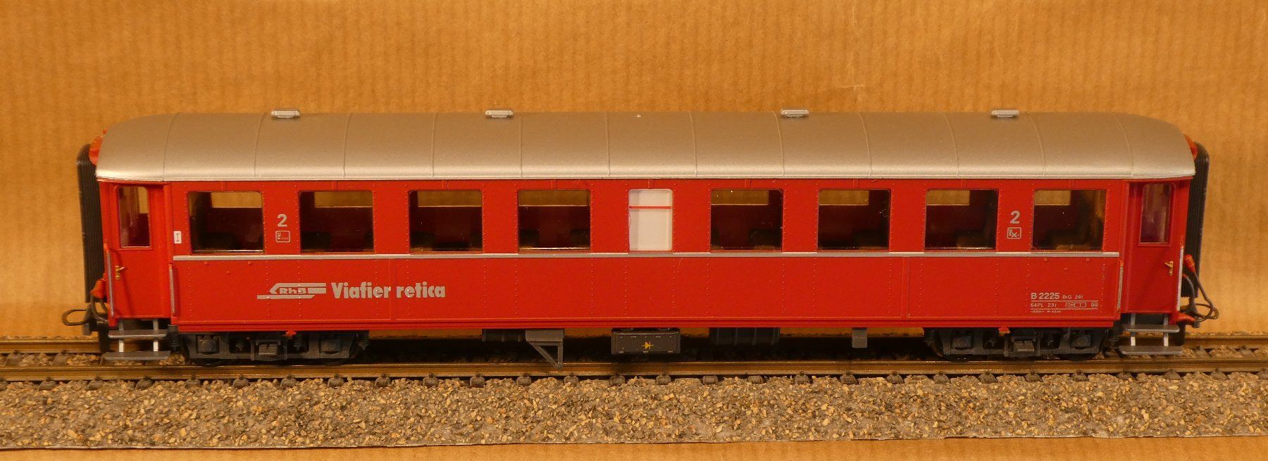 Bemo Modellini di ferrovie: Bemo RhB schwerer Stahlwagen 2.-Kl. Senkfenster – Nuovo (secondo la descrizione) da Muri b. Bern venduto da Malagueno 3