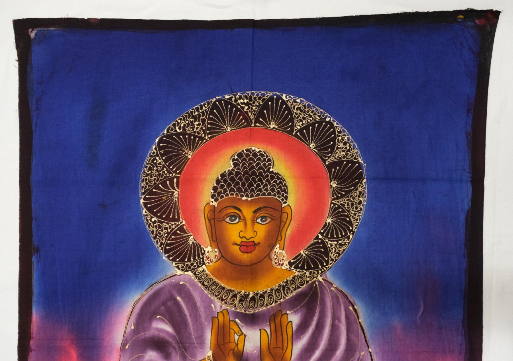 Foto & Immagini: Wandbehang Stoffbild Buddha indisch 79x58cm – Nuovo (secondo la descrizione) da Zürich venduto da Masala-Oase 1