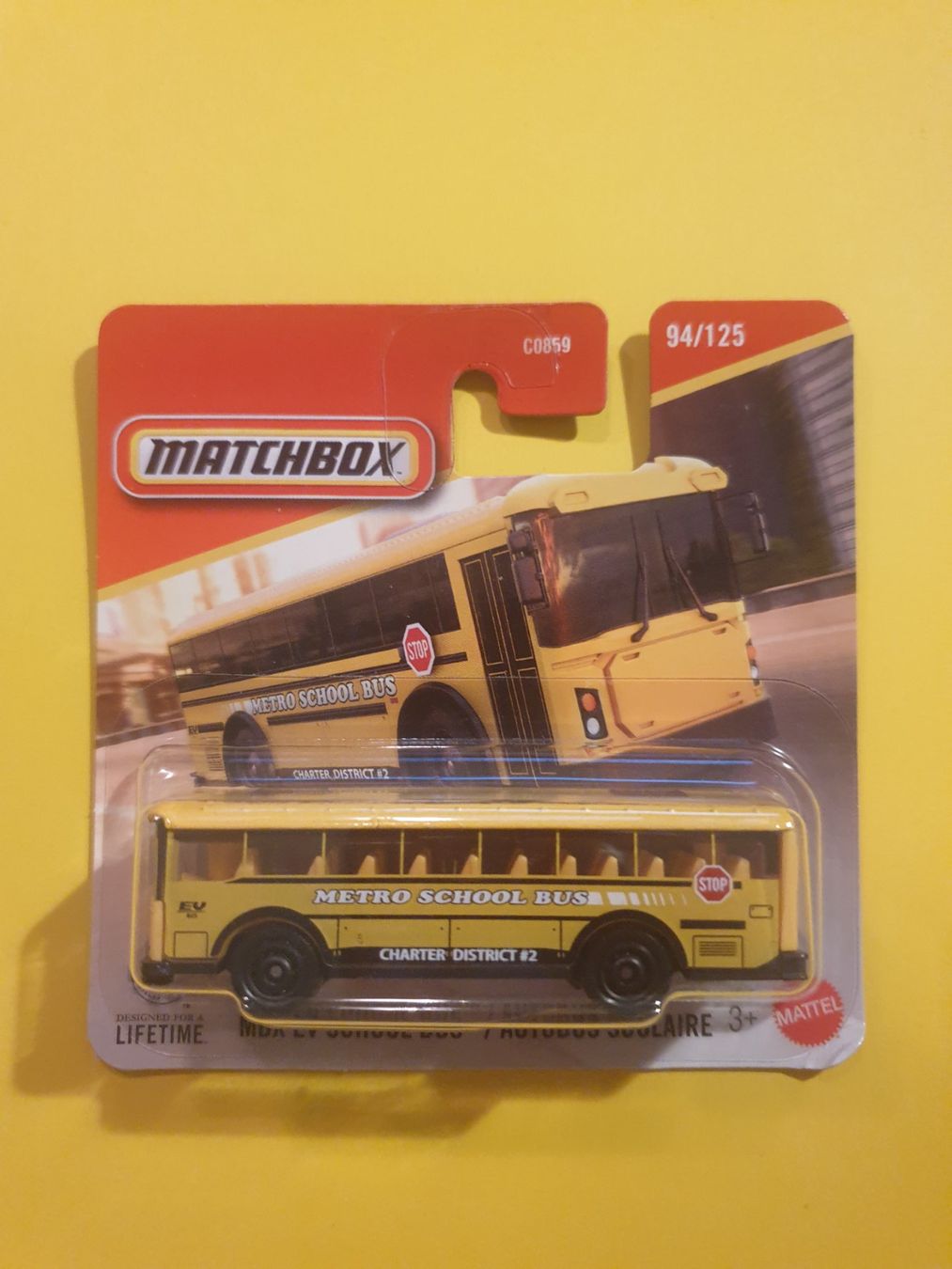 Matchbox Modellini d'auto: Matchbox MBX EV SCHOOL BUS – Nuovo e nell'imballaggio originale da Oftringen venduto da Rotor 1