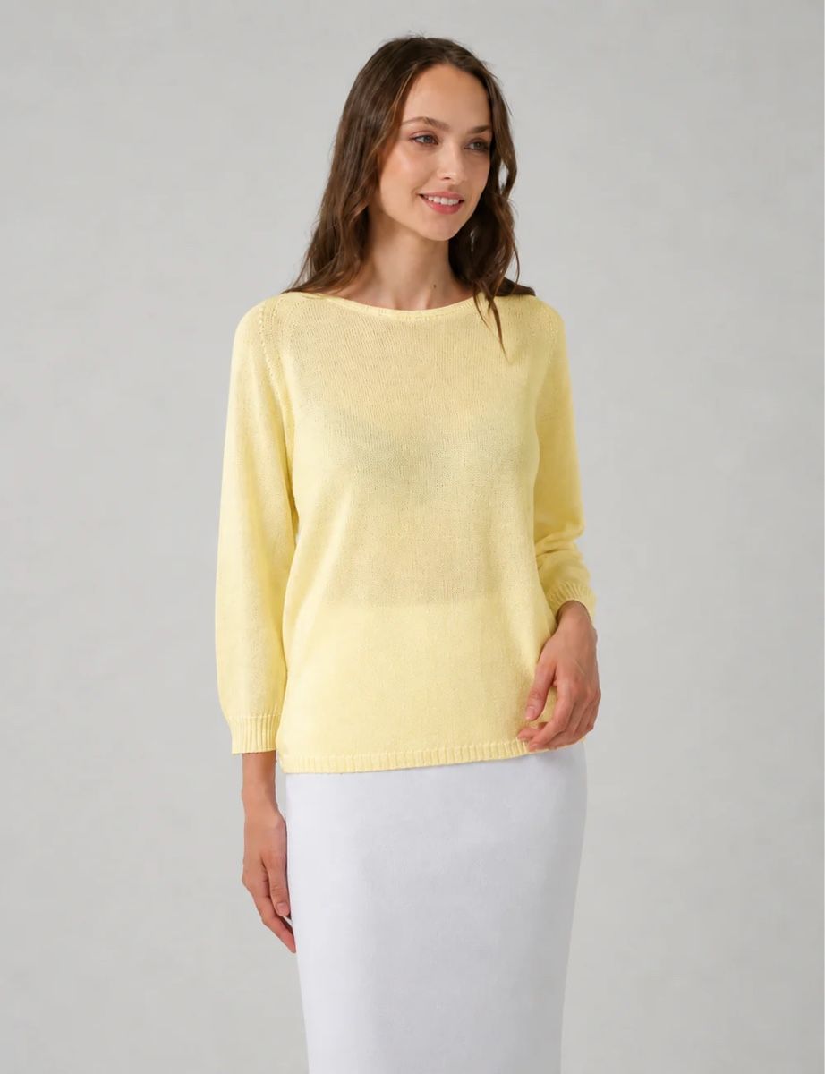 Maglioni & Felpe: Damen Pullover Langarm Grösse S hellgelb neu – Nuovo e nell'imballaggio originale da Bern venduto da via_b7vt 3