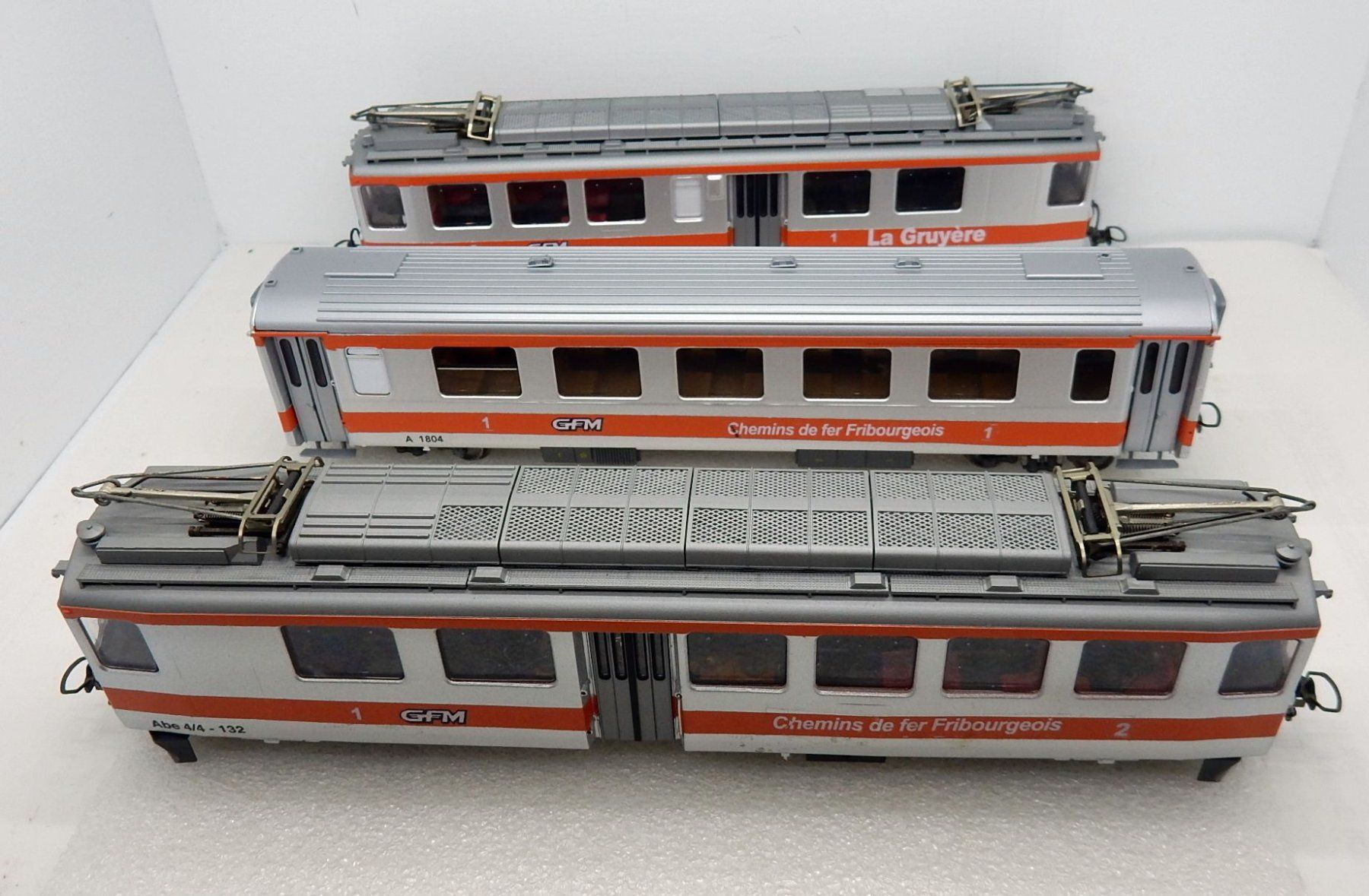 Bemo Trains électriques: Hom- Bemo  - "GFM"  Rame  Réversible de 3 éléments – D'occasion à Locarno par Gudrun2 1