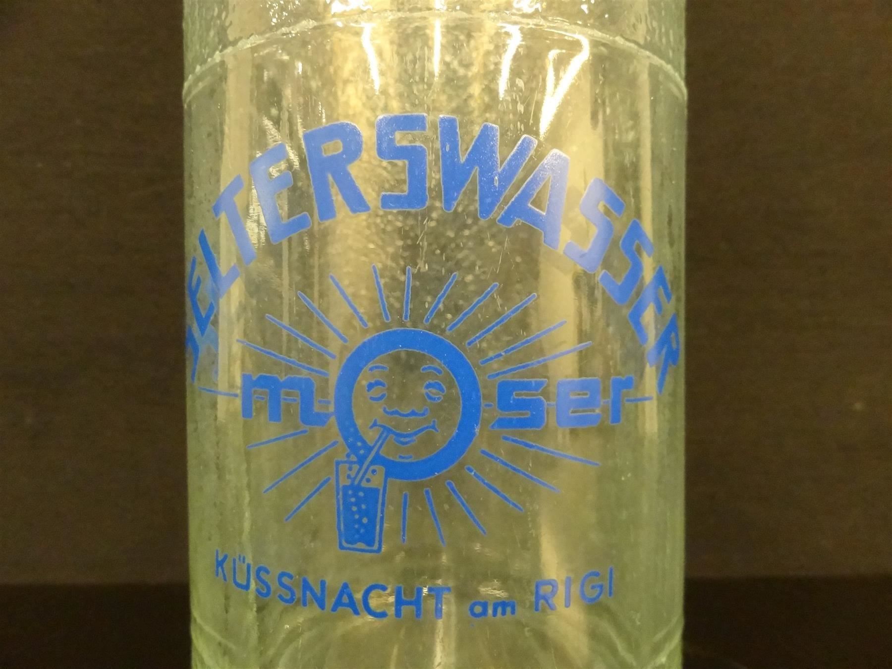 Gläser, Krüge & Flaschen: alte Flasche SELTERSWASSER MOSER 1956 – Gebraucht aus Kerzers von Flaschenposten 2