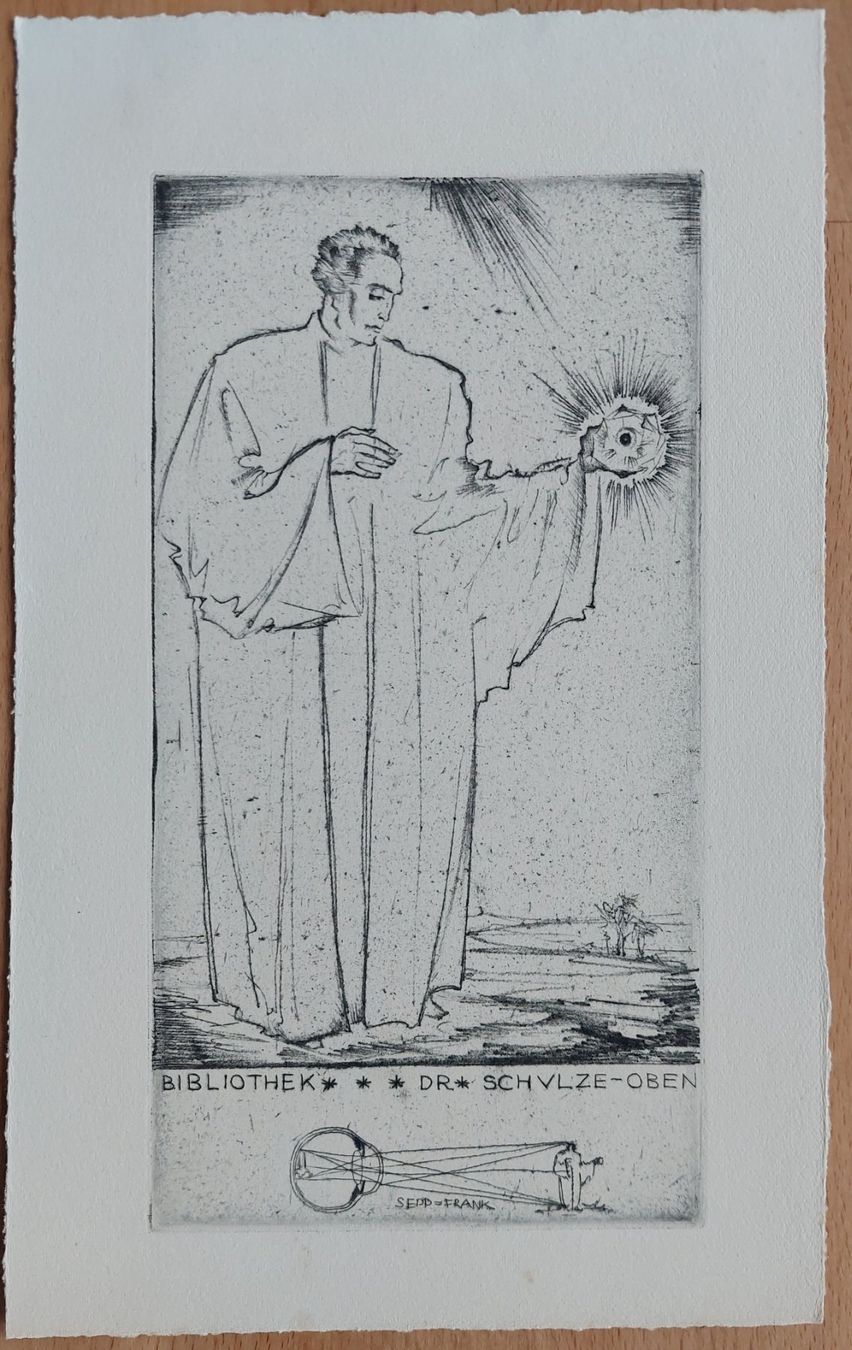 Tableaux: Exlibris Sepp Frank - Original Radierung – D'occasion à Obfelden par Exlibris-Art