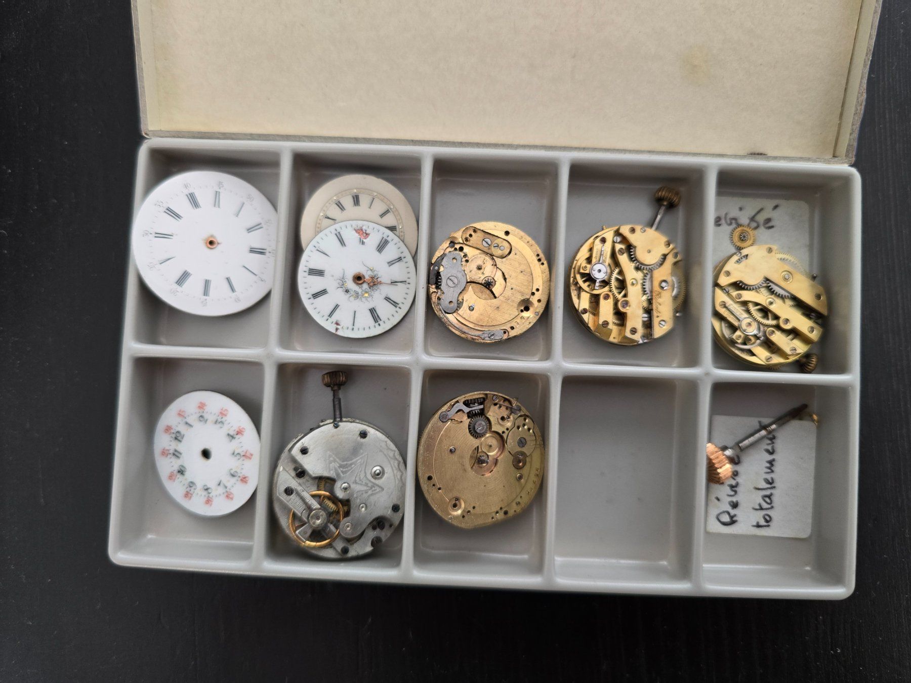 Montres: 5 mouvements à cylindres – Défectueux à Tramelan par Nirdan