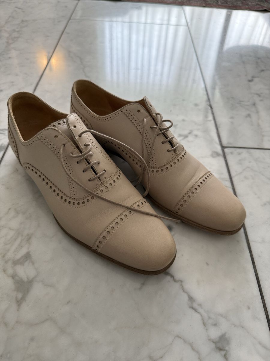 Hermès Scarpe da donna: HERMES Schnürschuhe Leder Nude Beige Gr. 36 – Usato da Unterägeri venduto da Goldigirls 5