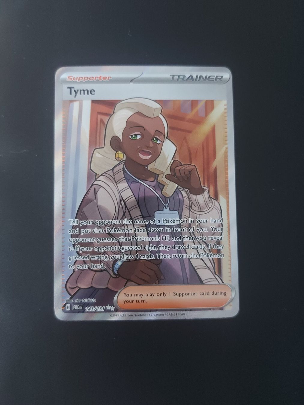 Pokémon Carte collezionabili: Tyme #143 Prismatic Evolutions EN (PRE) – Usato da Biasca venduto da Sara_Poke123