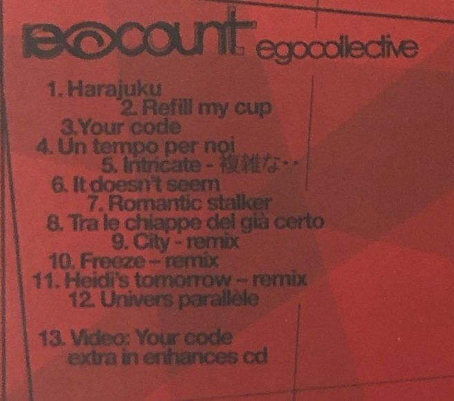 CDs: Re-Count - Egocollective – D'occasion à Grüningen par azulverde 2