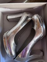 Tamaris Pumps Silber Gr. 39 - Perfekt für die Festtage!