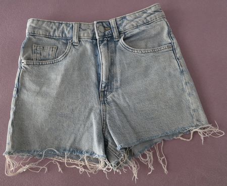 Clockhouse Jeans Shorts, Gr. 34, High Waist, Sommer!