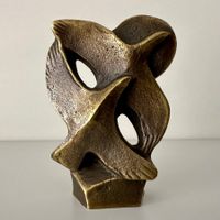 BAG TURGI Vogelpaar aus massiver Bronze