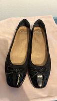 Clarks Ballerinas schwarz Lack Grösse 36