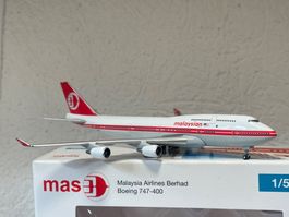 Herpa Wings 529679 Malaysia Airlines Berhad Boeing 747-400