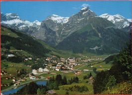 ENGELBERG Blick gegen Hahnen - gel. 1979 v. Wolfenschiessen