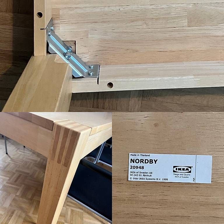 Tavoli: Ikea Nordby Holztisch – Usato da Winkel venduto da pasita7 4