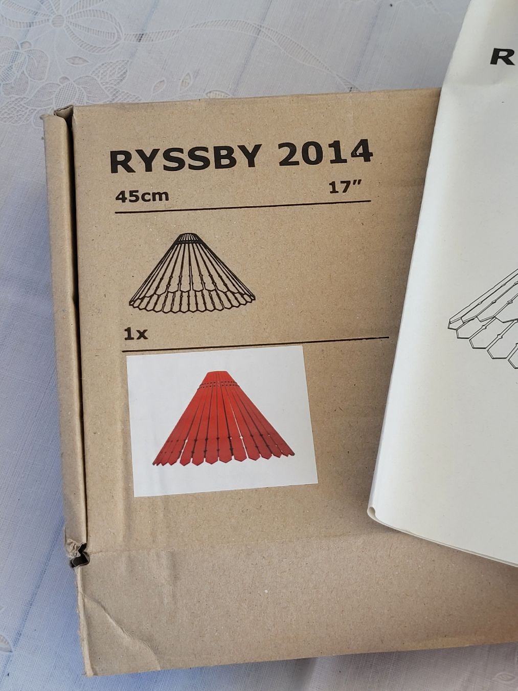 Ikea Lampenschirme: Von 2014 IKEA RYSSBY Lampenschirm Holz – Gebraucht aus Buttikon SZ von Renco 1