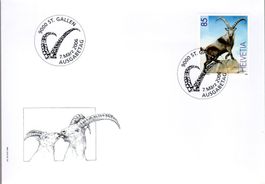 DER STEINBOCK 9000 ST. GALLEN AUSGABETAGBELEG - BR50