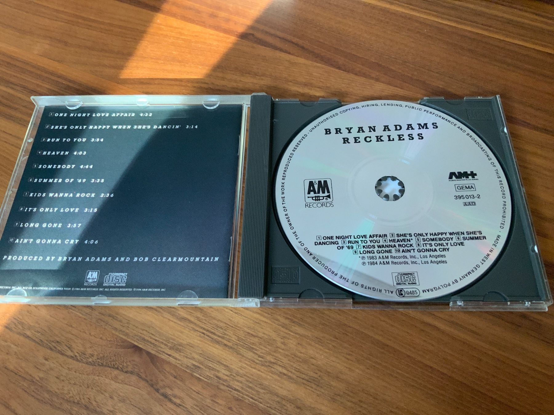 CDs: Bryan Adams Reckless – Gebraucht aus Häusernmoos von BarBer_1 2