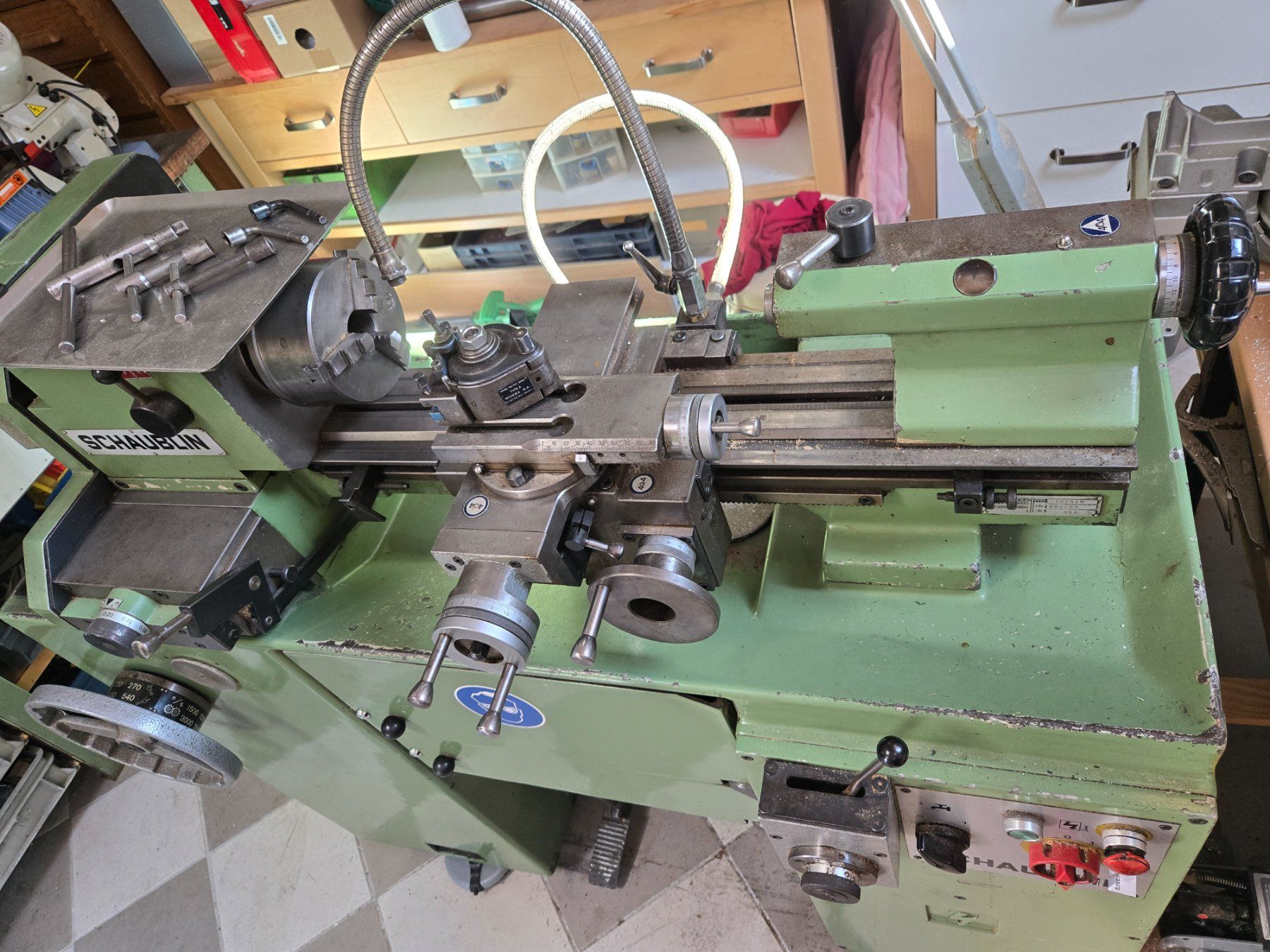 Schaublin Tutte le macchine: Tour SCHAUBLIN 102 NVM – Usato da Morges venduto da Patbel1205 2