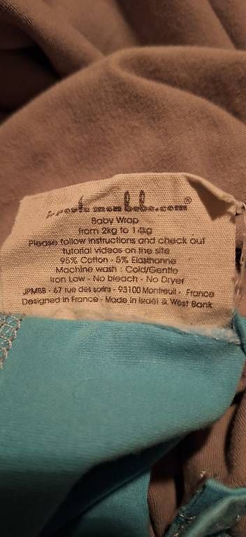Bauch- & Rückentragen: Écharpe porte bébé - portage  – Gebraucht aus Sierre von kane078 1