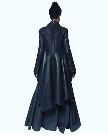 Gareth Pugh shearling / leather coat