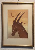 Sternbild Steinbock - Grafik Galerie West, Luzern,gerahmt