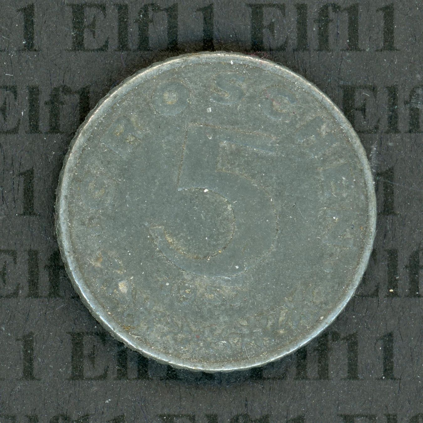 Tutti le monete: ATS___0.05 1957 ss-vz 5 Groschen – Usato da Widnau venduto da Elf11
