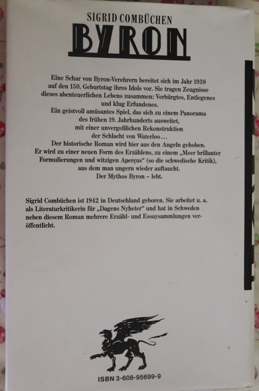 Libri: Byron von Sigrid Combüchen – Usato da Glattfelden venduto da Vrenely 1