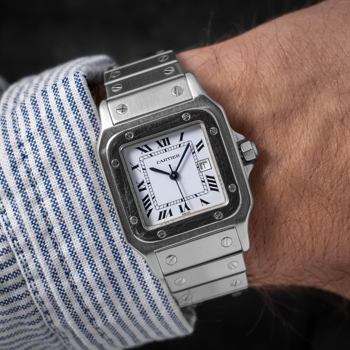 Cartier Orologi: Cartier Santos Carrée 2960 – Usato da Villarepos venduto da aTimeAffair