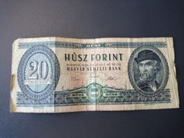Ungarische Banknote: 20 Forint, 1969, Top Sammlerstück!
